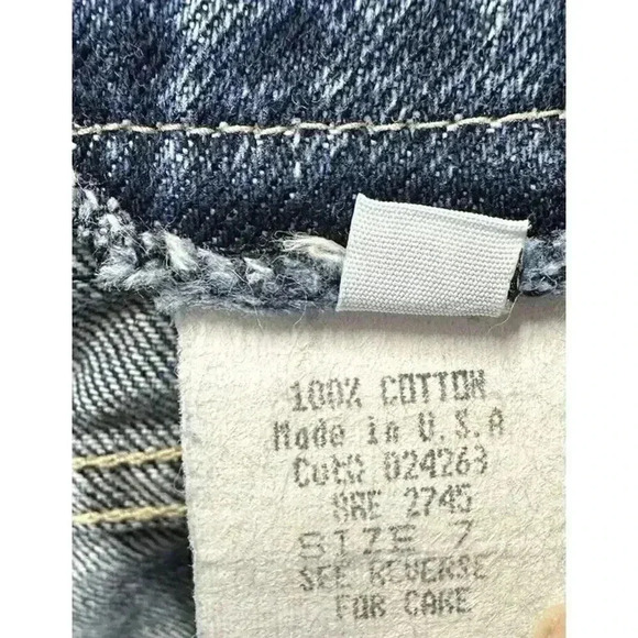 Vintage Paris Blues Originals Jeans Womens Size 7 Blue Boot Cut‎ Y2K Made in USA - Picture 7 of 8